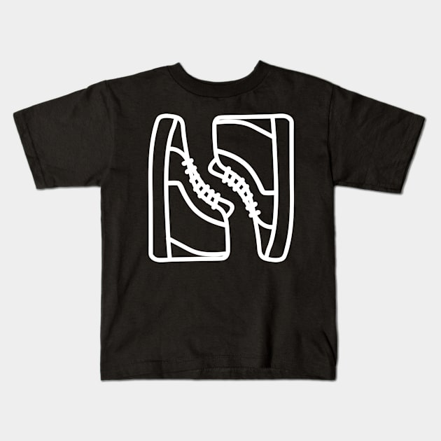 SHOES Kids T-Shirt by JOVENISM